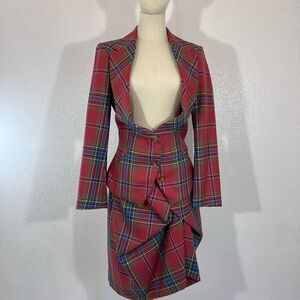Vivienne Westwood Red Label Runway 2009 Maclean of Duart Tartan Skirt Suit